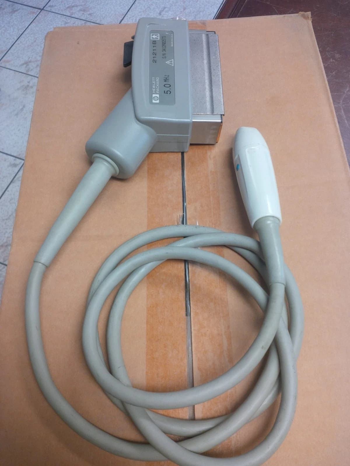 HEWLETT PACKARD 21211B 5.0 Ultrasound Transducer Probe for HP Sonos 1000, 1500,